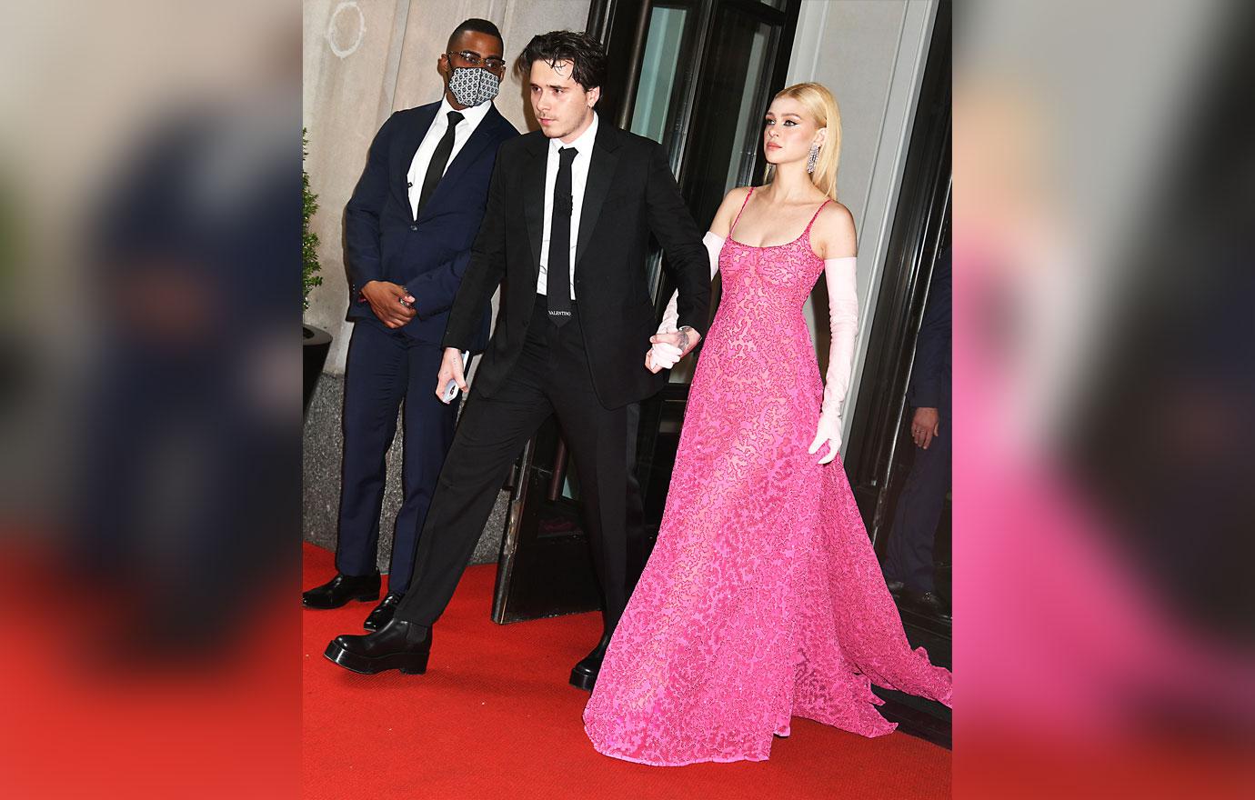 brooklyn beckham nicola peltz met gala