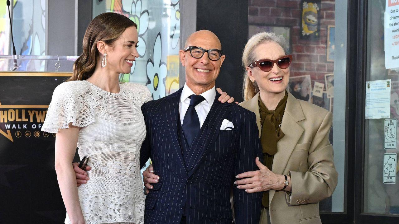 Image of The actress reflected on her longtime friendship and shared sense of humor with Stanley Tucci.