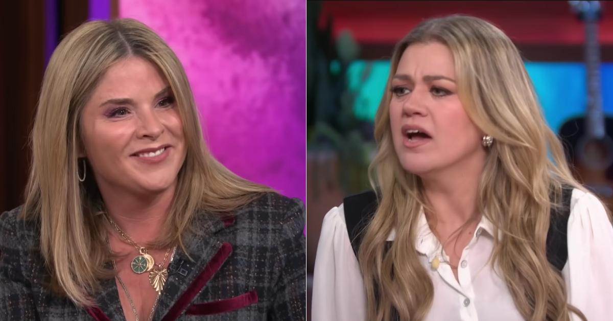 kelly clarkson loves losing weight jenna bush hager