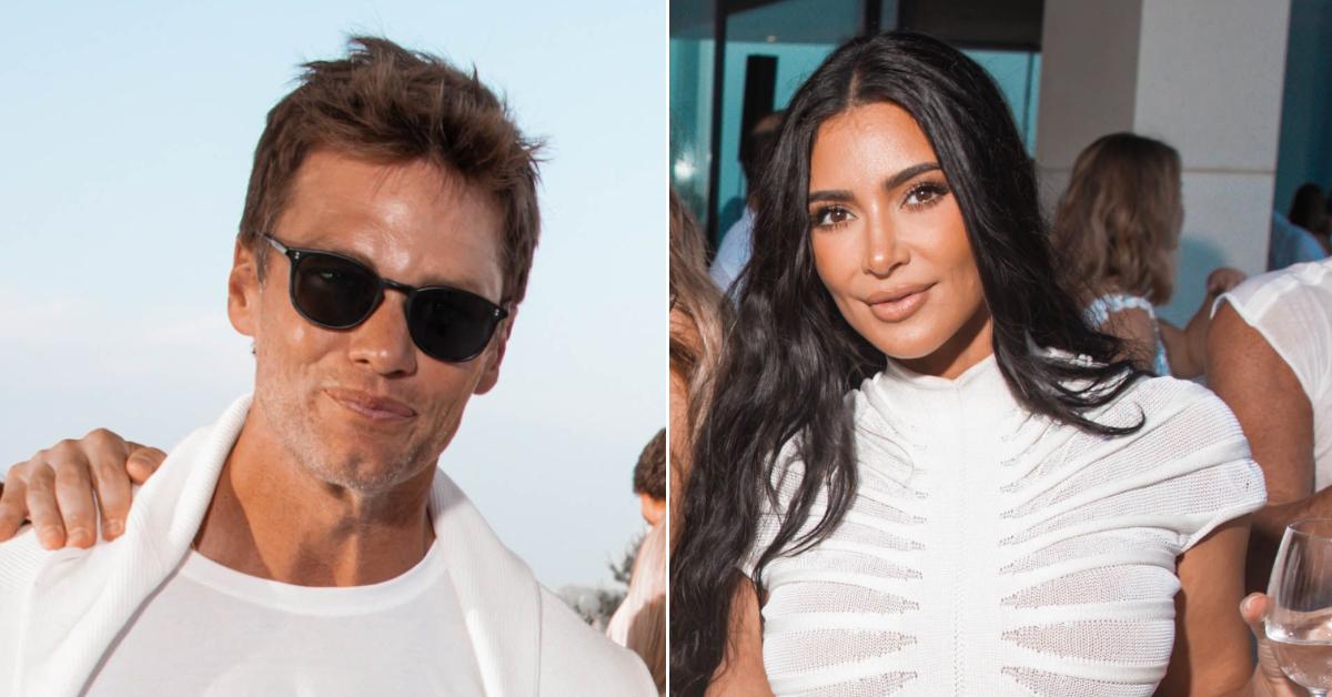 Kim Kardashian, Tom Brady Get into a Bidding War During Charity Event