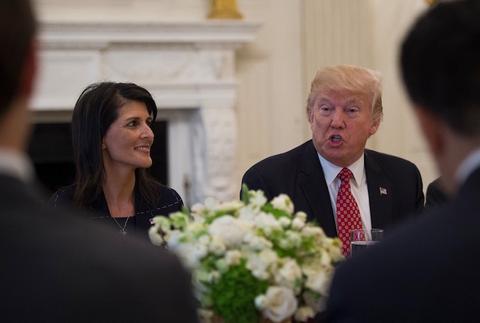 donald trump sends nikki birdcage