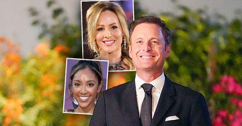 Tayshia Adams Chris Harrison Clare Crawley