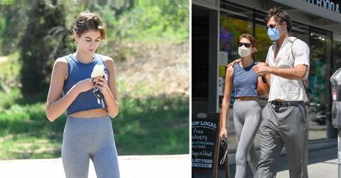 kaia gerber has lunch with jacob elord in los feliz