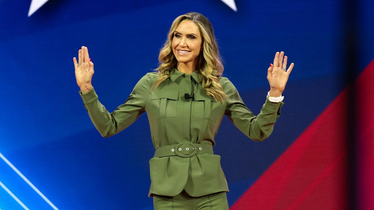 image of Lara Trump shares two kids with Eric. 