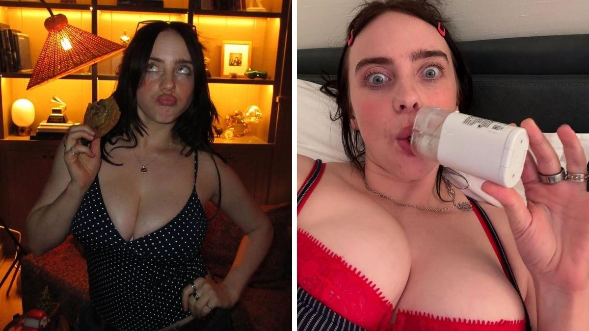 the hottest times billie eilish did not wear baggy clothes photos
