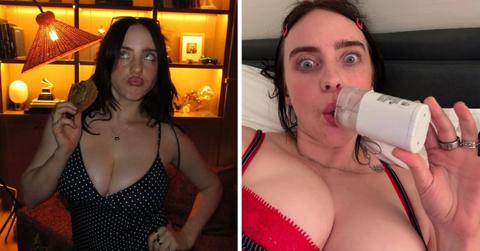 the hottest times billie eilish did not wear baggy clothes photos