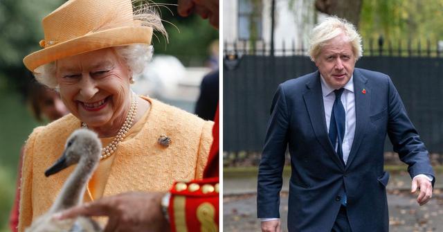 queen elizabeth annoyed boris johnson dog murdered swan
