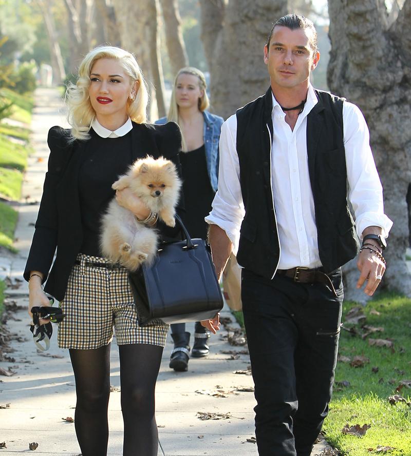 Nanny Mindy Mann with Gavin Rossdale and Gwen Stefani on Thanksgiving 2012.