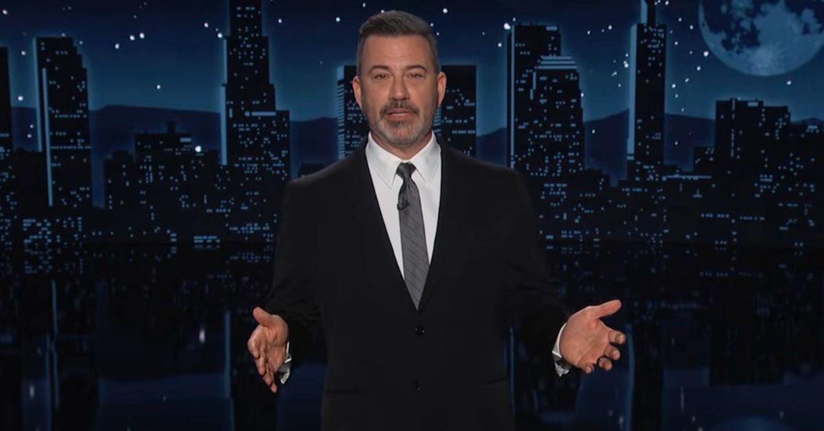 image of Jimmy Kimmel said of the president, 'That corroded brain is in charge of our lives.'