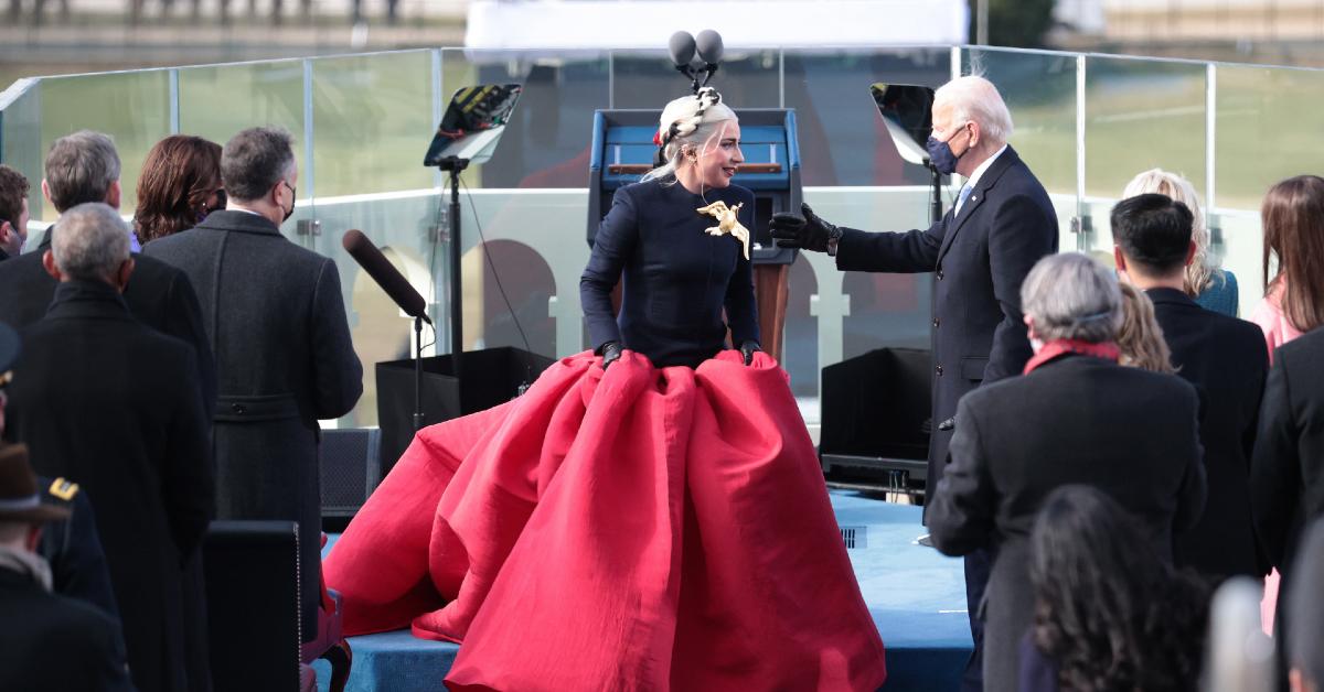 lady gaga reveals she wore bulletproof dress while singing national anthem at joe biden inauguration