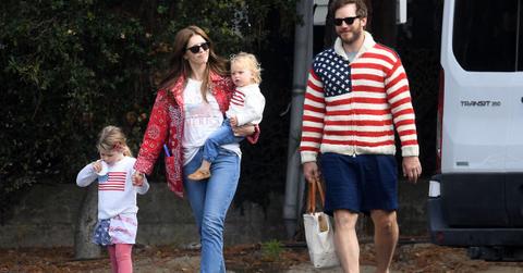 Photo of Chris Pratt & Katherine Schwarzenegger with their children