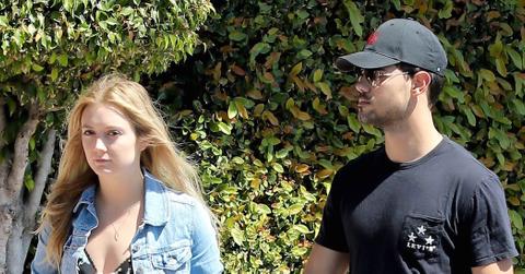 Cute couple Billie Lourd and Taylor Lautner spend a day together