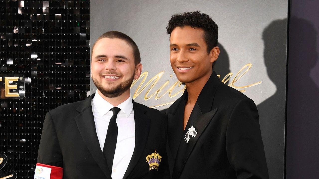 Photo of Prince Jackson and Jaafar Jackson.