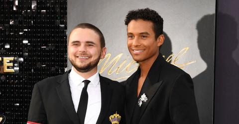 Photo of Prince Jackson and Jaafar Jackson.