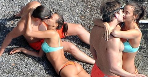 Bradley cooper irina shayk bikini beach pda