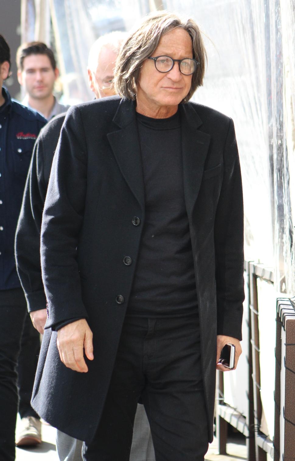 EXCLUSIVE: Mohamed Hadid Looks Somber After Torrential Rains