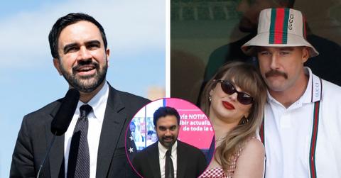 zohran mamdani avoids taylor swift travis kelce wedding question