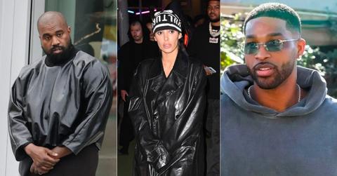 tristan thompson likes video kanye west wife bianca censori