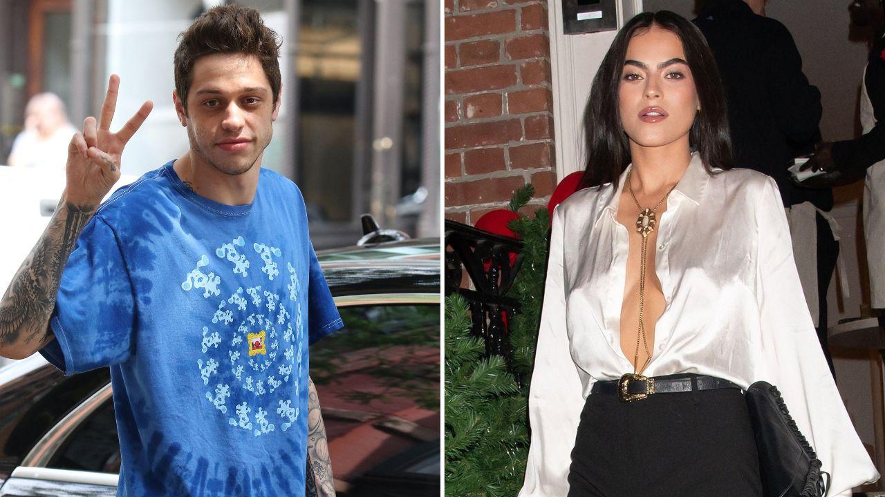 Photo of Pete Davidson and Sarah Jane Nader were spotted together in Brooklyn on August 3.