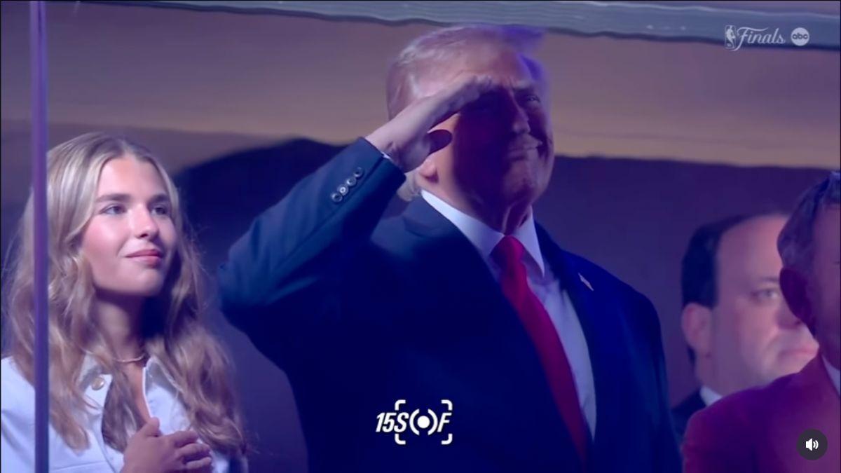 Image of Donald Trump’s attendance became comedy material across television.