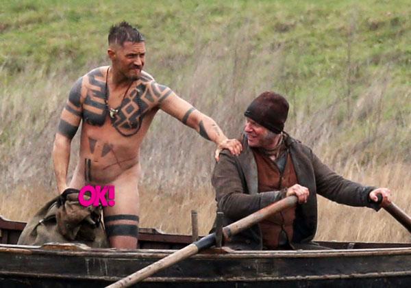 tom hardy naked rude while filming taboo