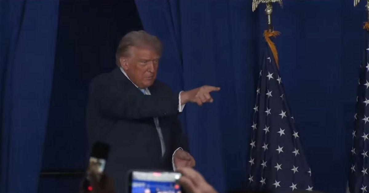 image of The president made odd sound effects while talking about menu items.