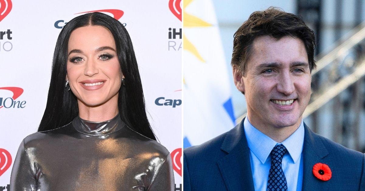 photo of Katy Perry and Justin Trudeau