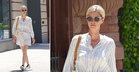 nicky hilton looks stylish while running errands in manhattan