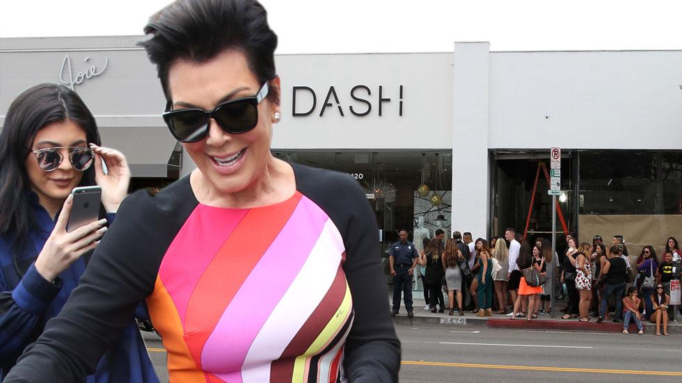 Kim kardashian kris jenner kylie jenner dash