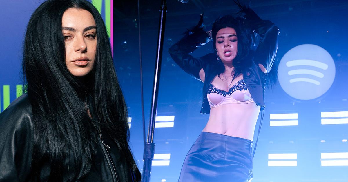 Charli XCX Flaunts Her Assets in Sultry Black Lace Bra During Surprise Nashville Concert: Photos