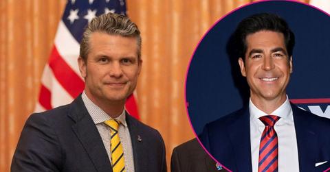 Split photo of Pete Hegseth and Jesse Watters
