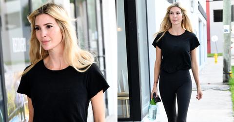 ivanka trump goes for a workout at her gym in miami pp