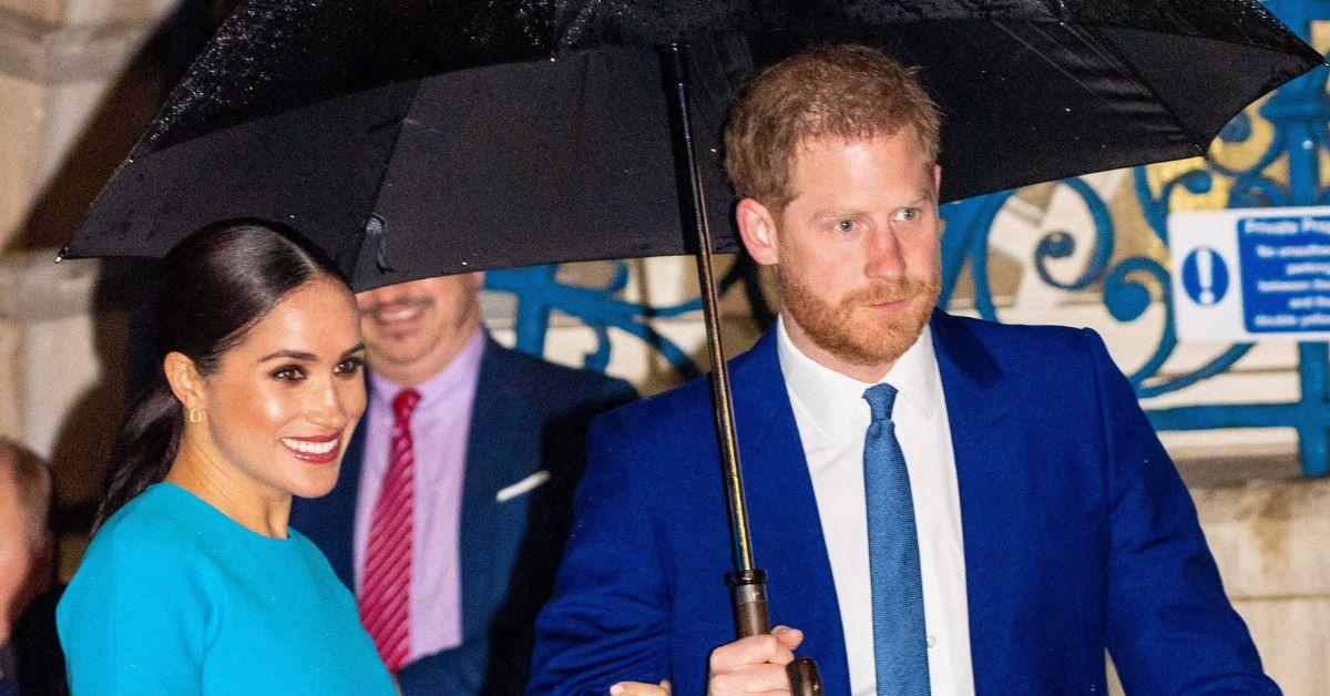 Image of Meghan Markle and Prince Harry left royal duties in 2020.