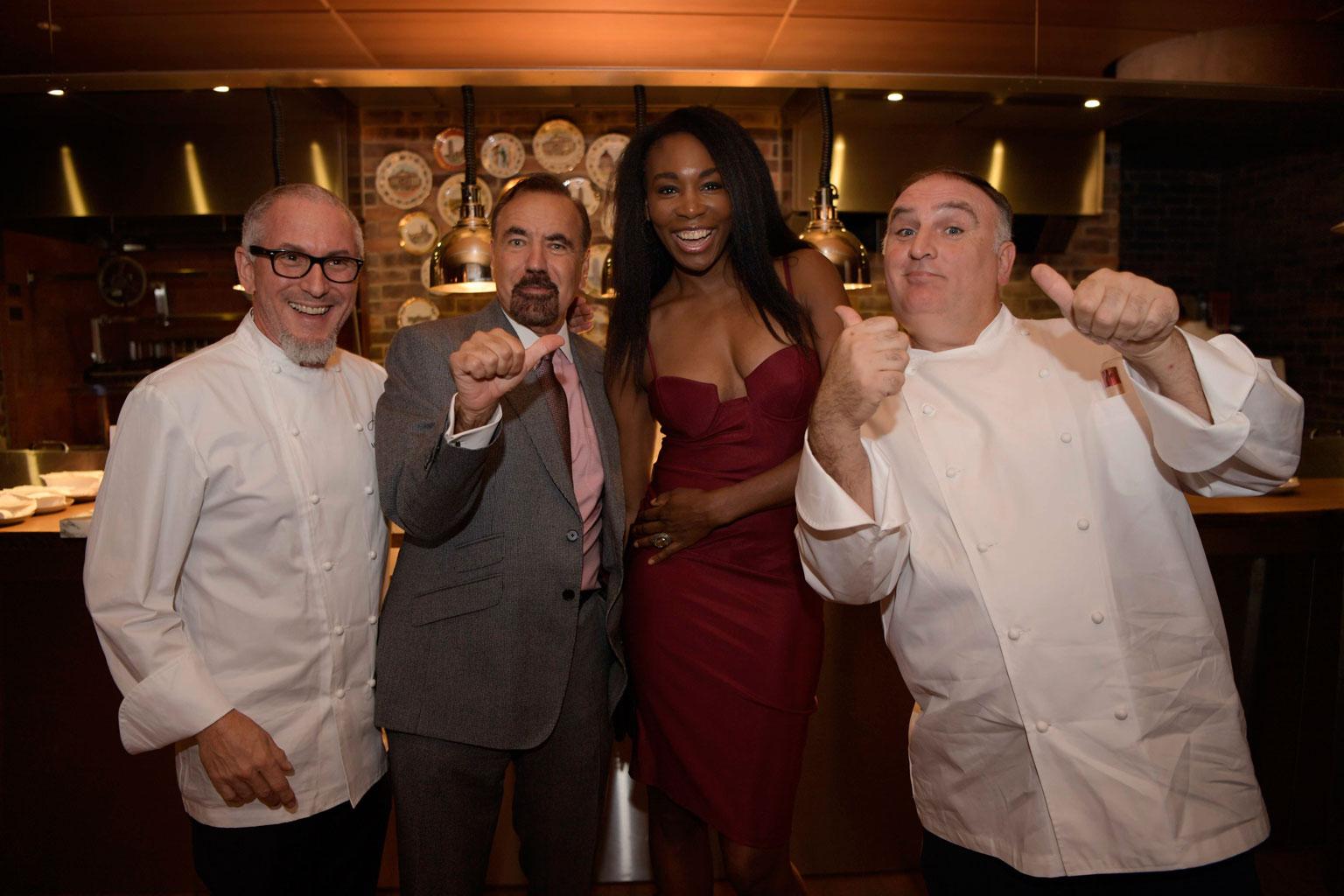 Michael schwartz jorge perez venus williams jose andres