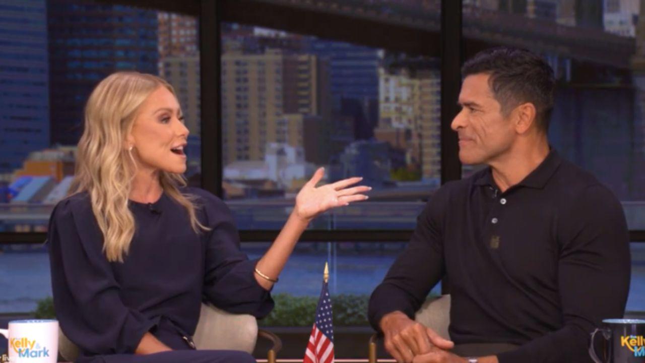 Image of Mark Consuelos said Kelly Ripa could play Mrs.Hannigan. 