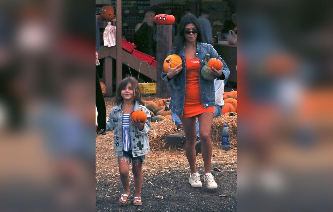 Kourtney kardashian pumpkin patch