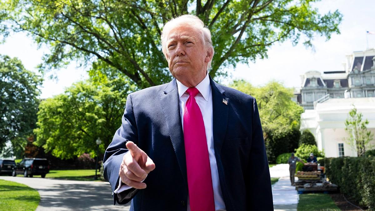 image of Donald Trump is apparently in great health. 