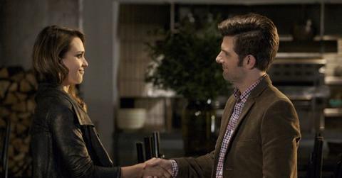 Jessica Alba and Adam Scott in A.C.O.D.