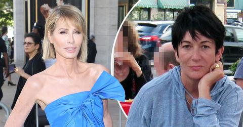 Composite photo of Carole Radziwill and Ghislaine Maxwell.