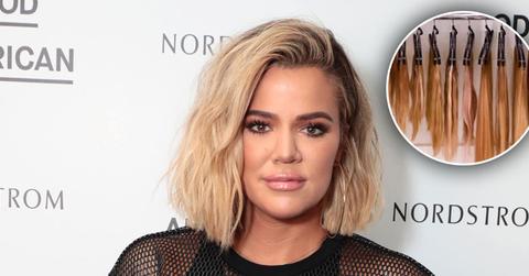 Khloe Kardashian Gives A Peek Inside Her Weave Closet