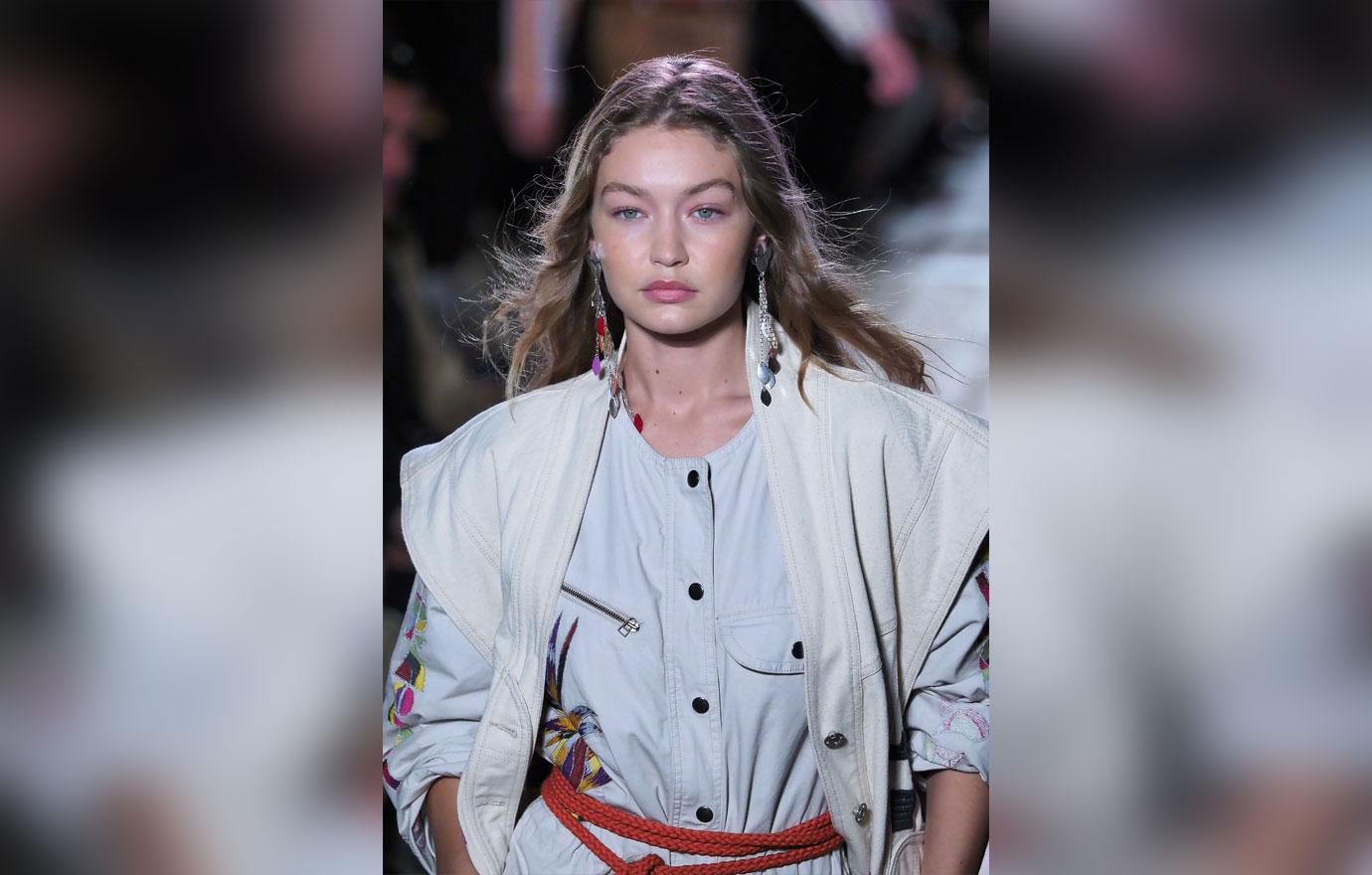 Gigi Hadid On Runway Tyler Cameron Hints Single Split