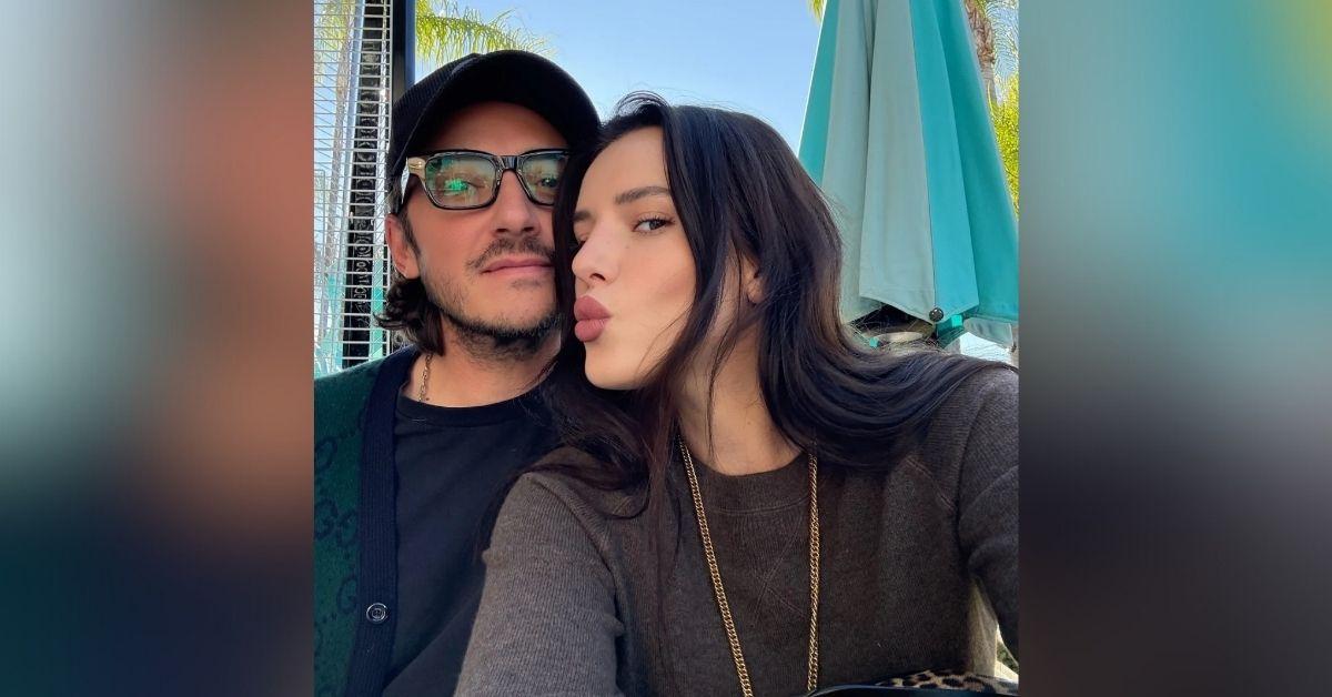 image of The actress shared photos with her man, Mark Emms.