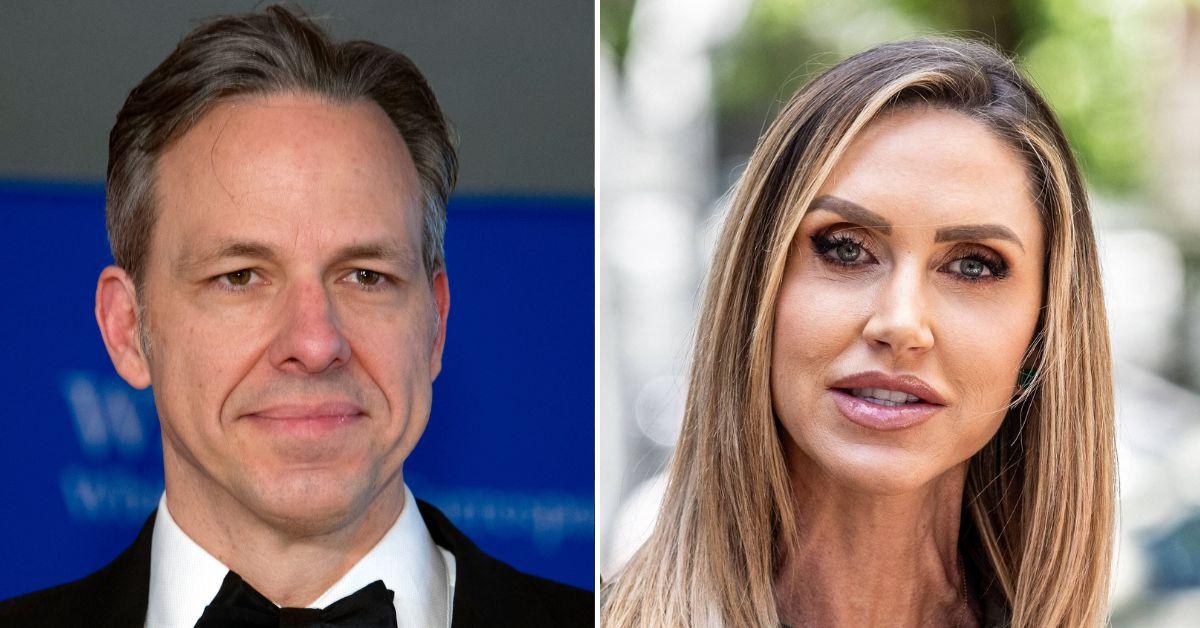 Composite photo of Jake Tapper and Lara Trump