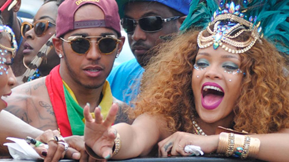 Naked rihanna dances lewis hamilton