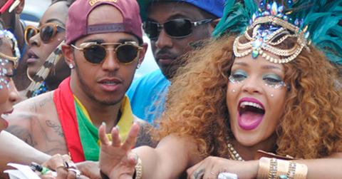 Naked rihanna dances lewis hamilton