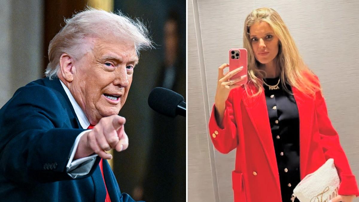 split of Carrie Prejean Boller and Donald Trump. 