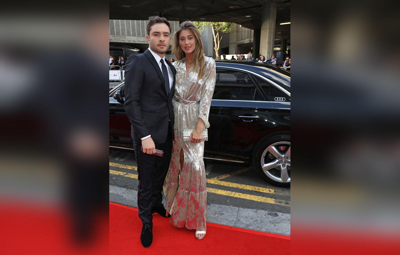 Ed Westwick Poses With Ex Jessica Serfaty