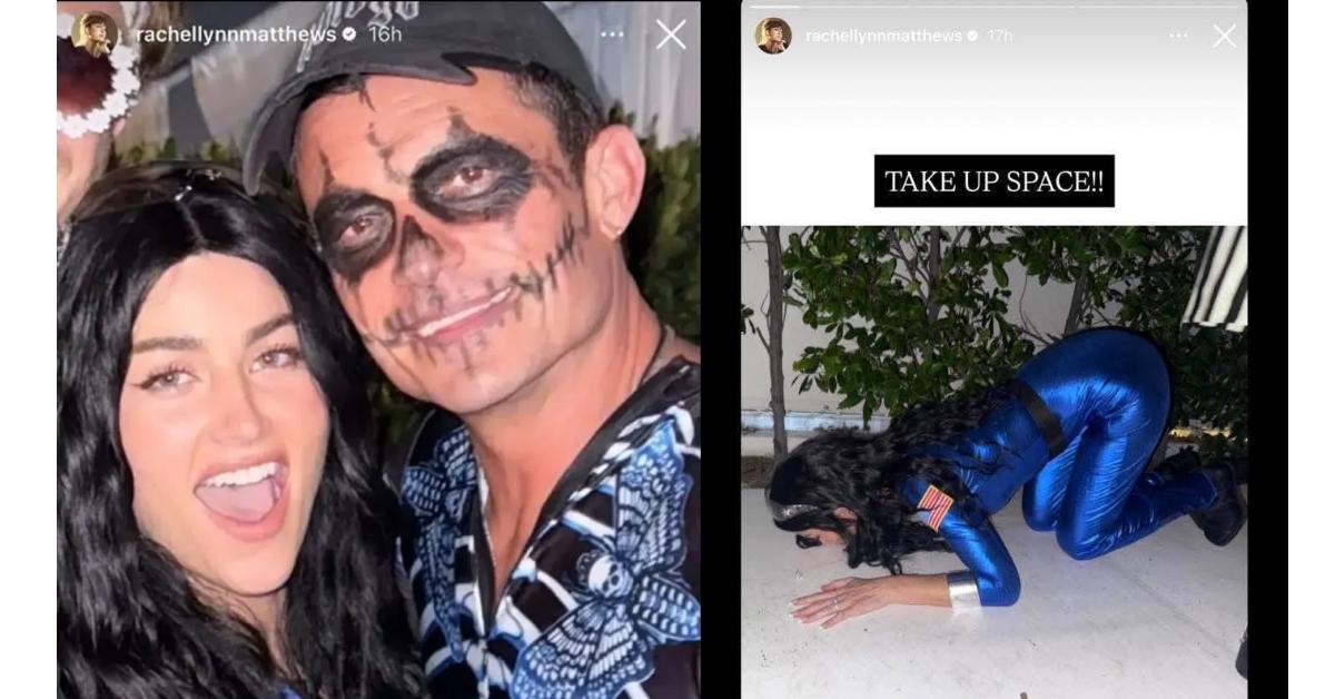 Photo of Orlando Bloom was accused of throwing shade at ex Katy Perry when he snapped a photo with Rachel Lynn Matthews dressed up as the singer.