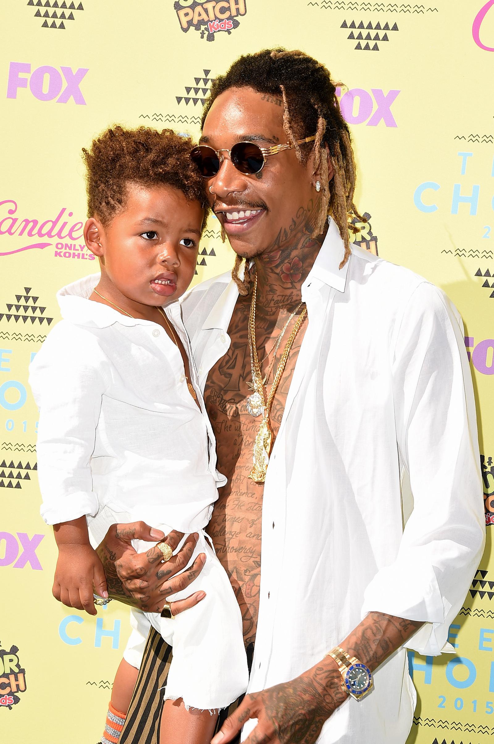 Wiz Khalifa And Son Sebastian Steal The Show At The Teen Choice Awards ...