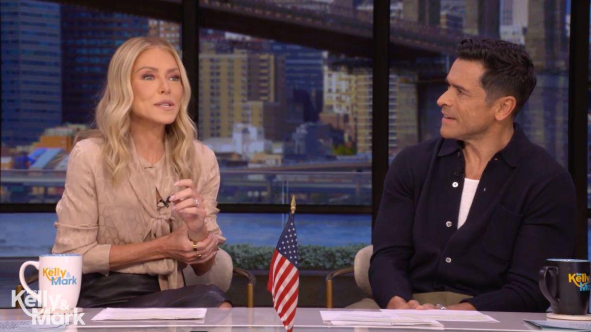 Image of Kelly Ripa was thankful the neighborhood became extra quiet after the event.